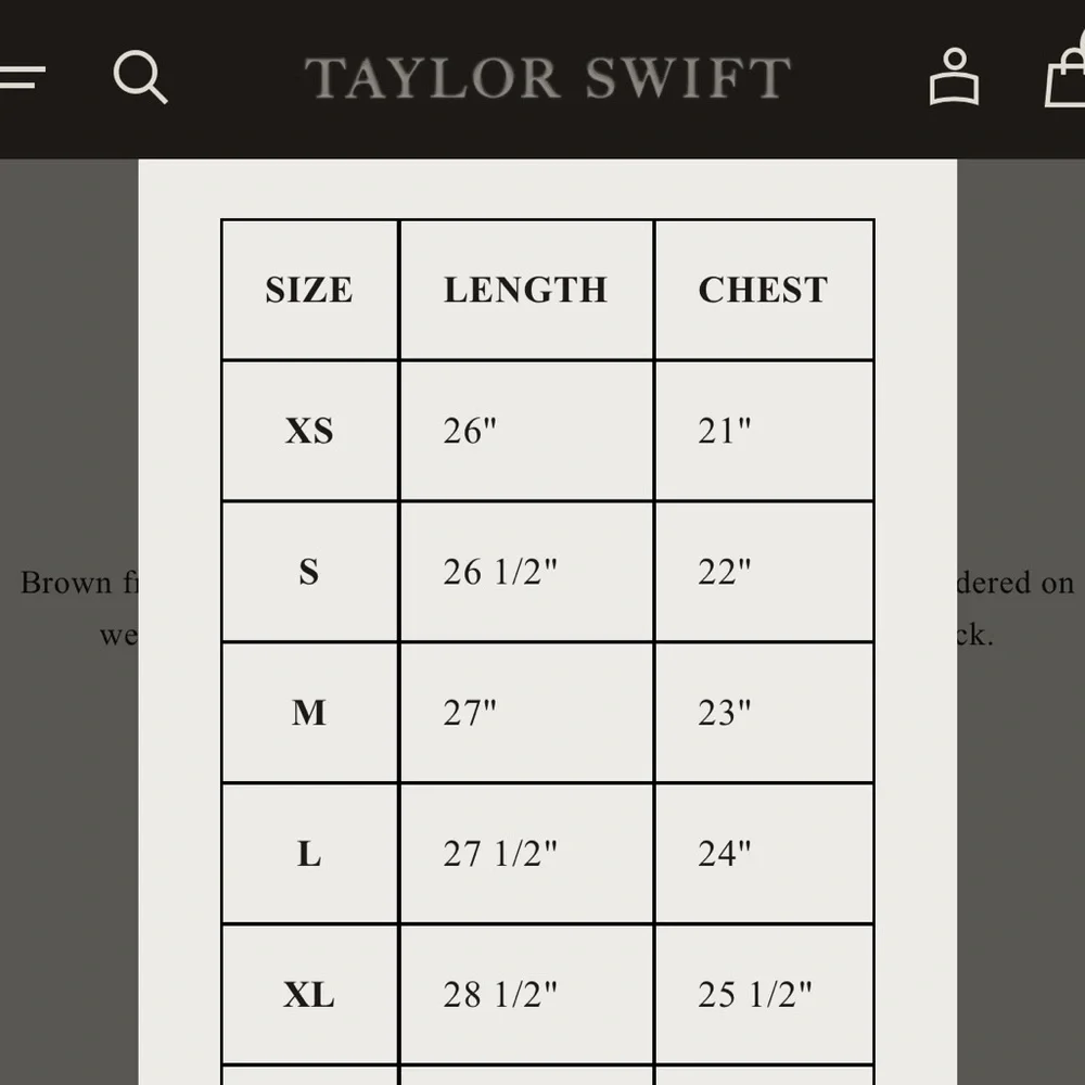 Taylor Swift Official - ACOUSTIC PIANO WORK JACKET - Size L - Picture 7 of 7